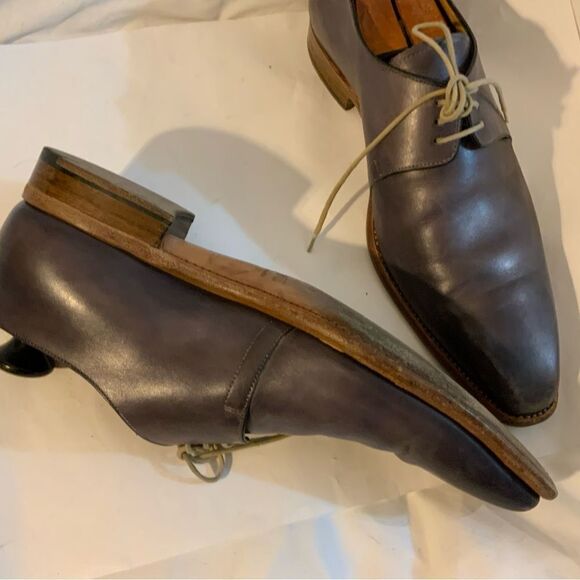 Carlos Santos Mens Dress Shoes 9 Distressed purple Leather main image 15